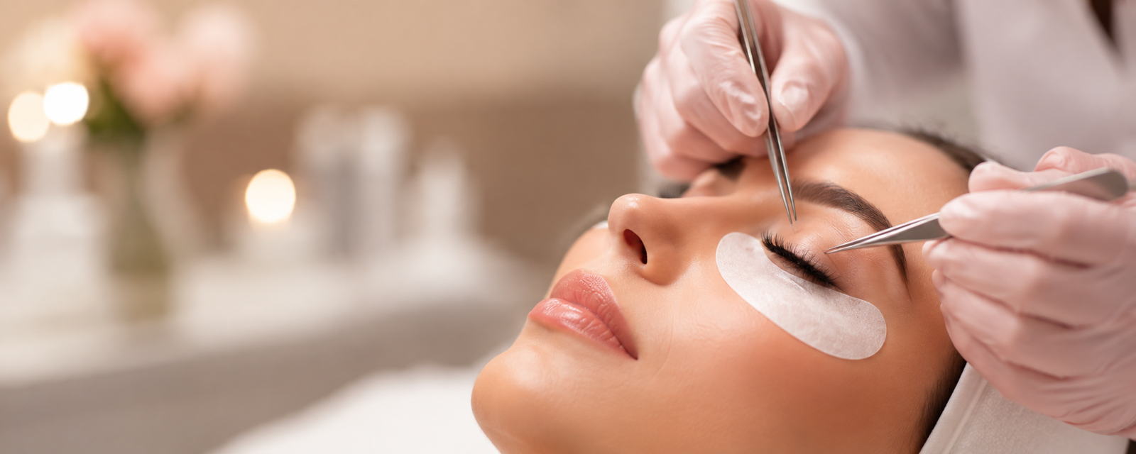 Wimperextensions behandeling