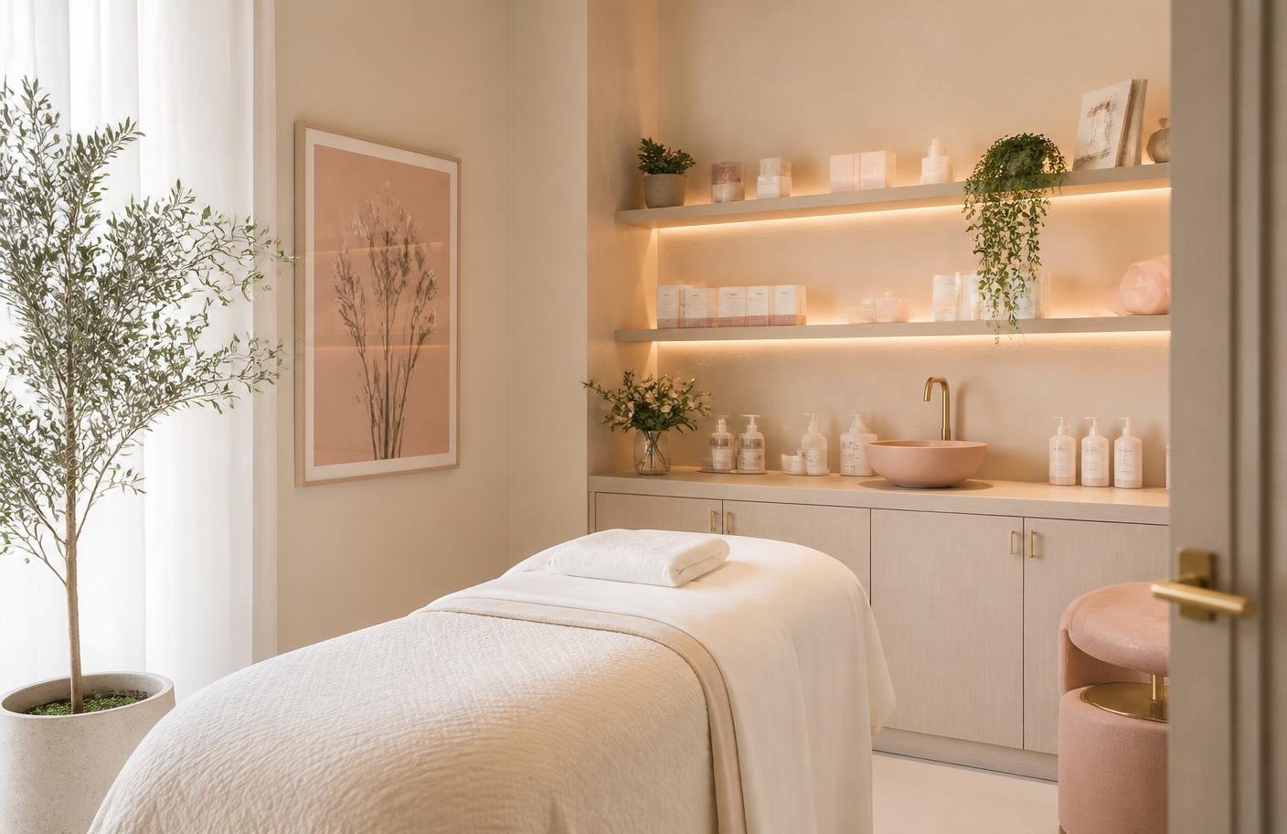 Interieur van beautysalon Oh My Beauty in Almere